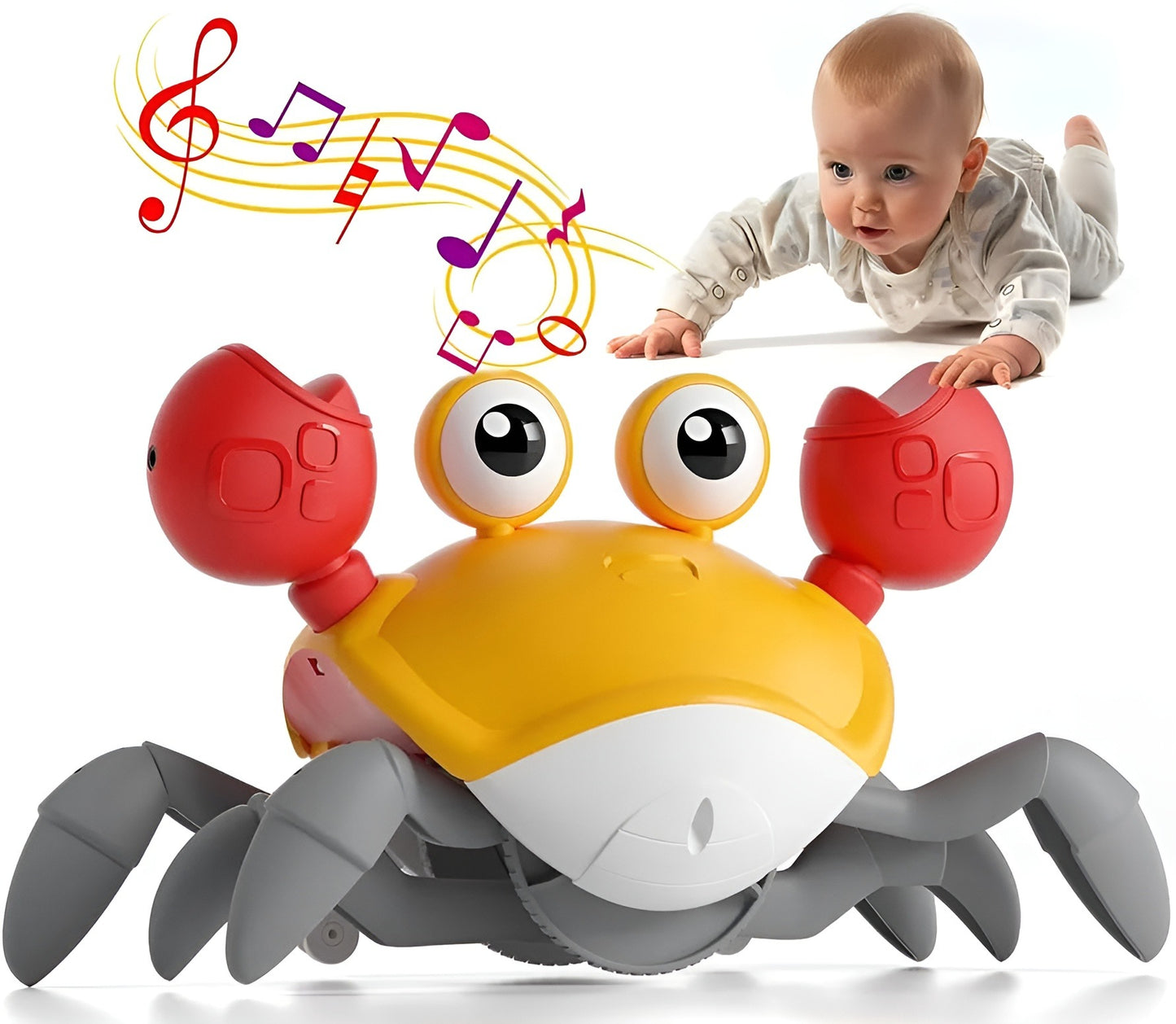 Crawling Crab Toy with Lights & Music