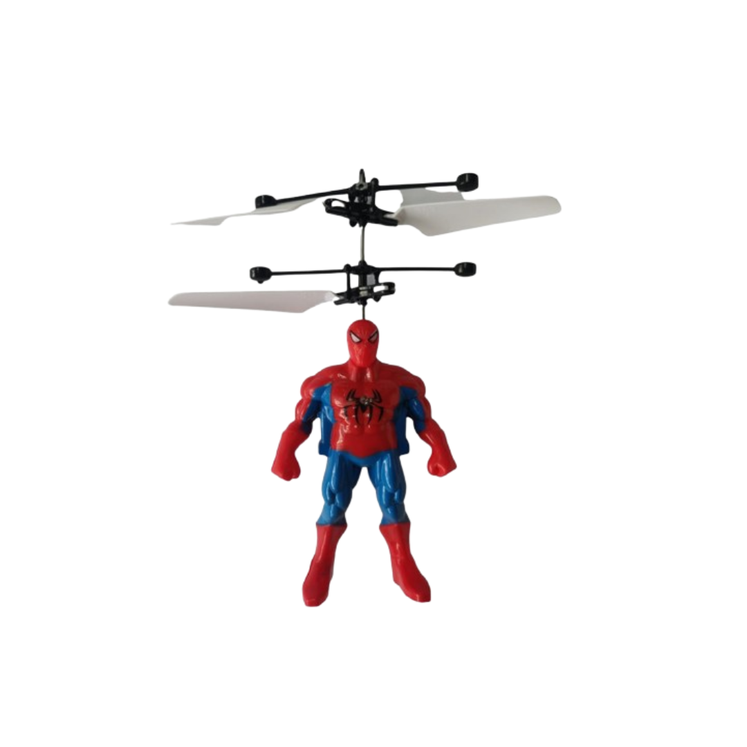 Flying Spiderman Helicopter Toy with Gesture Control