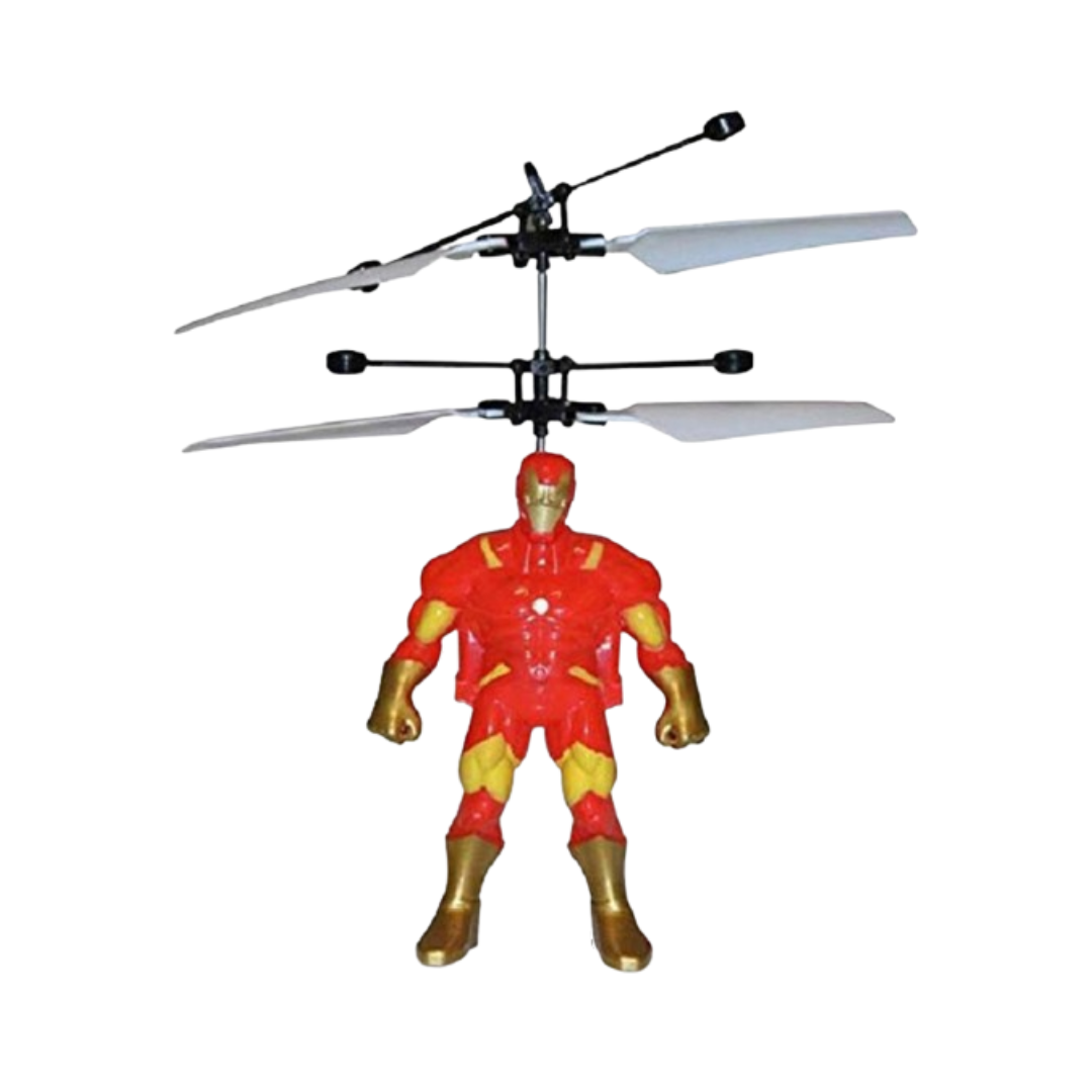 Flying Iron Man Helicopter Toy with Gesture Control