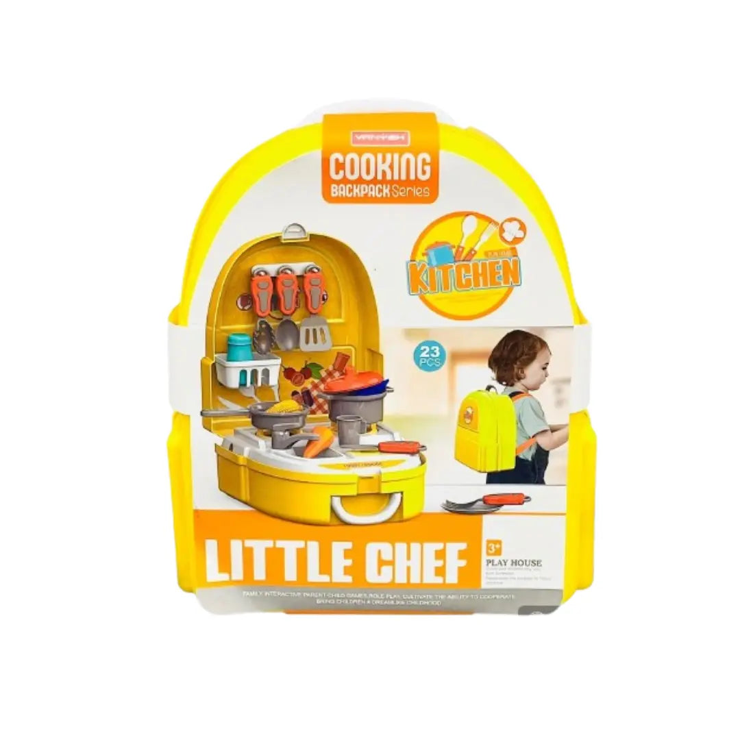 Little Chef Pretend Play Backpack Set