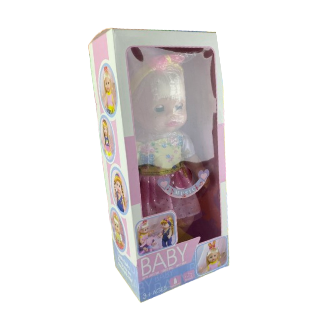 Interactive PVC Baby Doll – Cries, Talks, Feeds & Wets