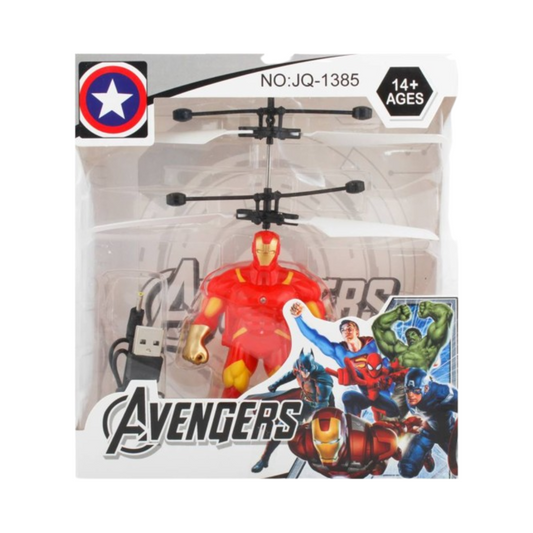 Flying Iron Man Helicopter Toy with Gesture Control