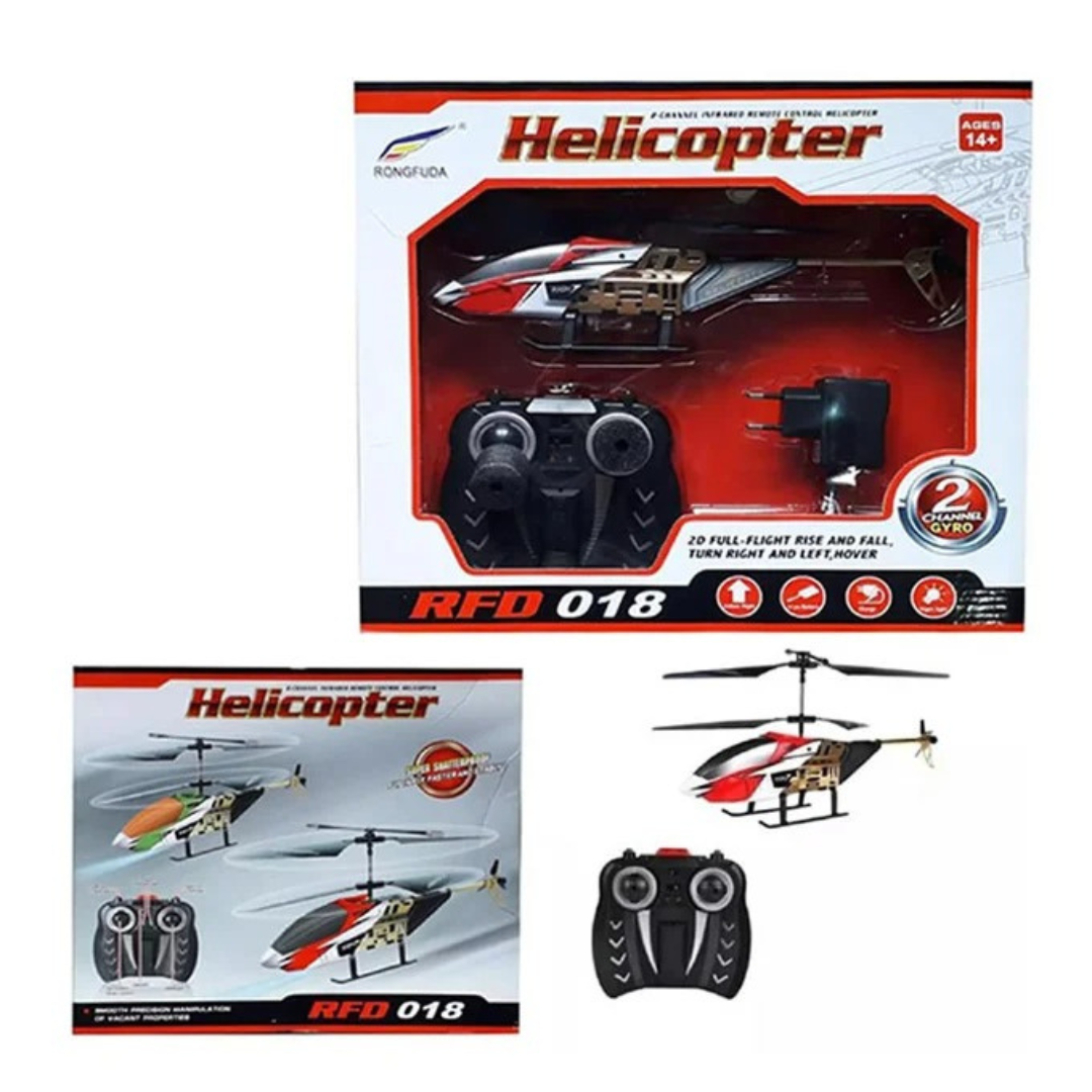 Helicopter Channel Remote Control Rechargeable Toy for Kids