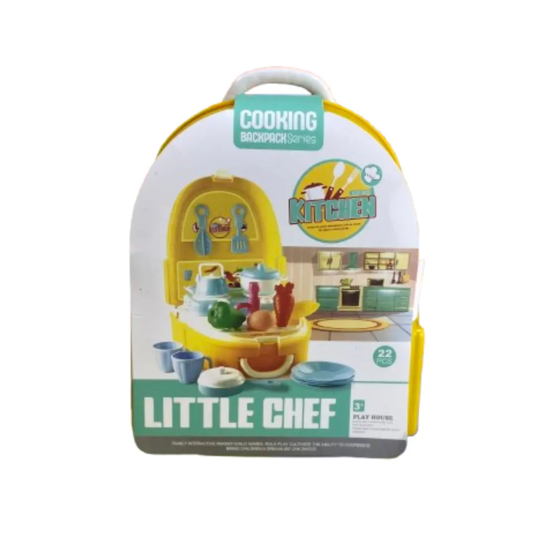 Little Chef Pretend Play Backpack Set