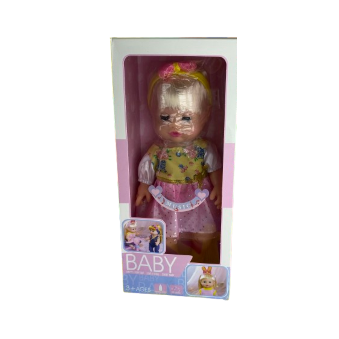 Interactive PVC Baby Doll – Cries, Talks, Feeds & Wets