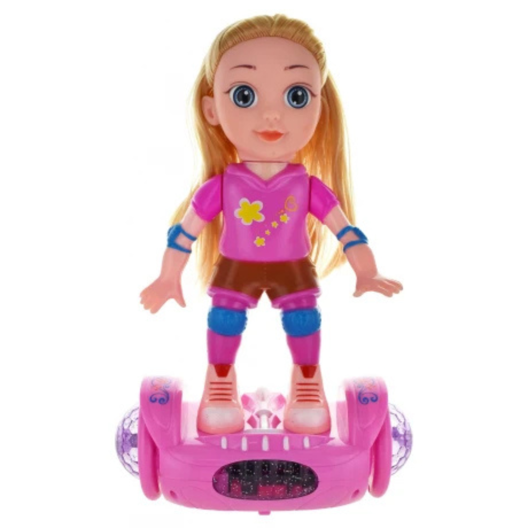 Musical Doll on Balance Car with Lights & Music