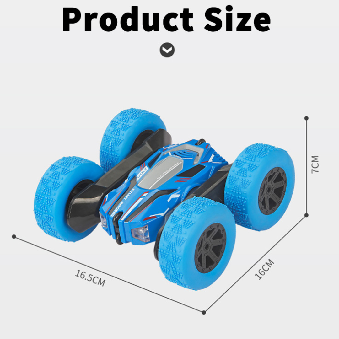 4WD 2.4GHz Double-Sided 360° Rotating Stunt Car with Headlights